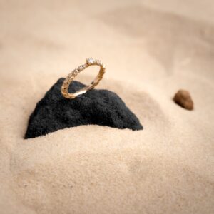 Bague "Ondulation chatoyante"