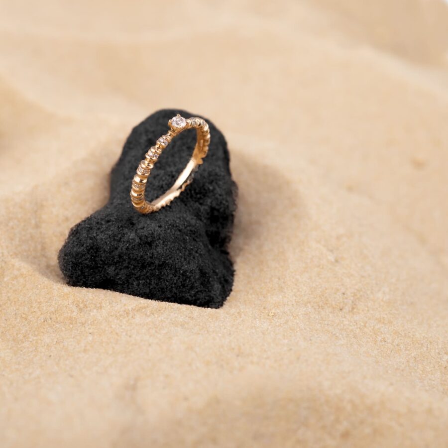 Bague « Ondulation chatoyante »