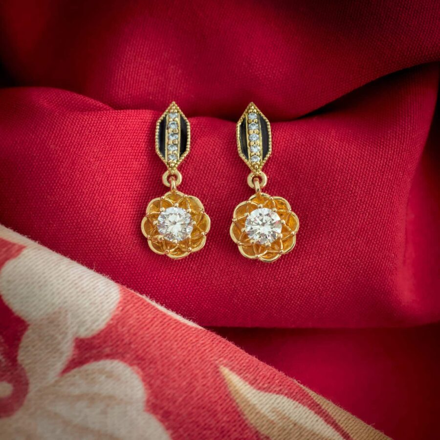 Boucles d&rsquo;oreilles « Eclat Nocturne »