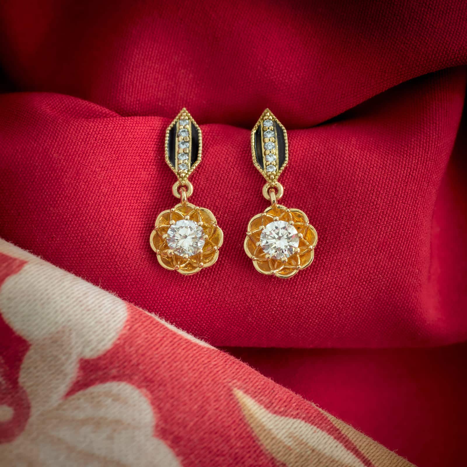 Boucles d'oreilles "Eclat Nocturne"