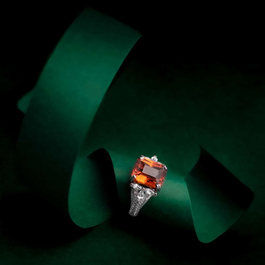 Bague « Topaze en Majesté »