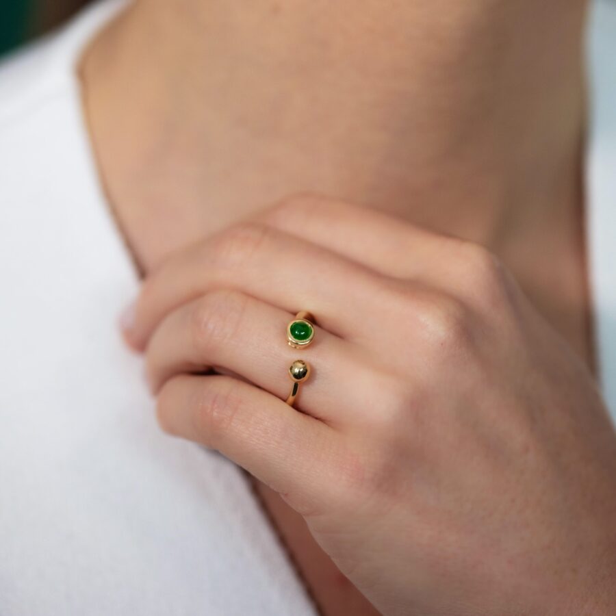 Bague « Jade impérial »