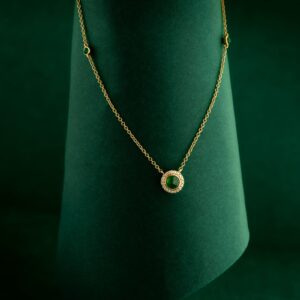 Collier diamants « Jade impérial »