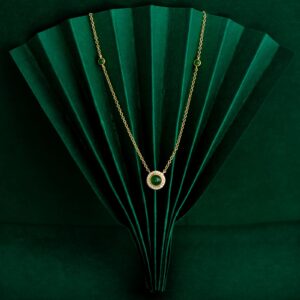 Collier diamants « Jade impérial »