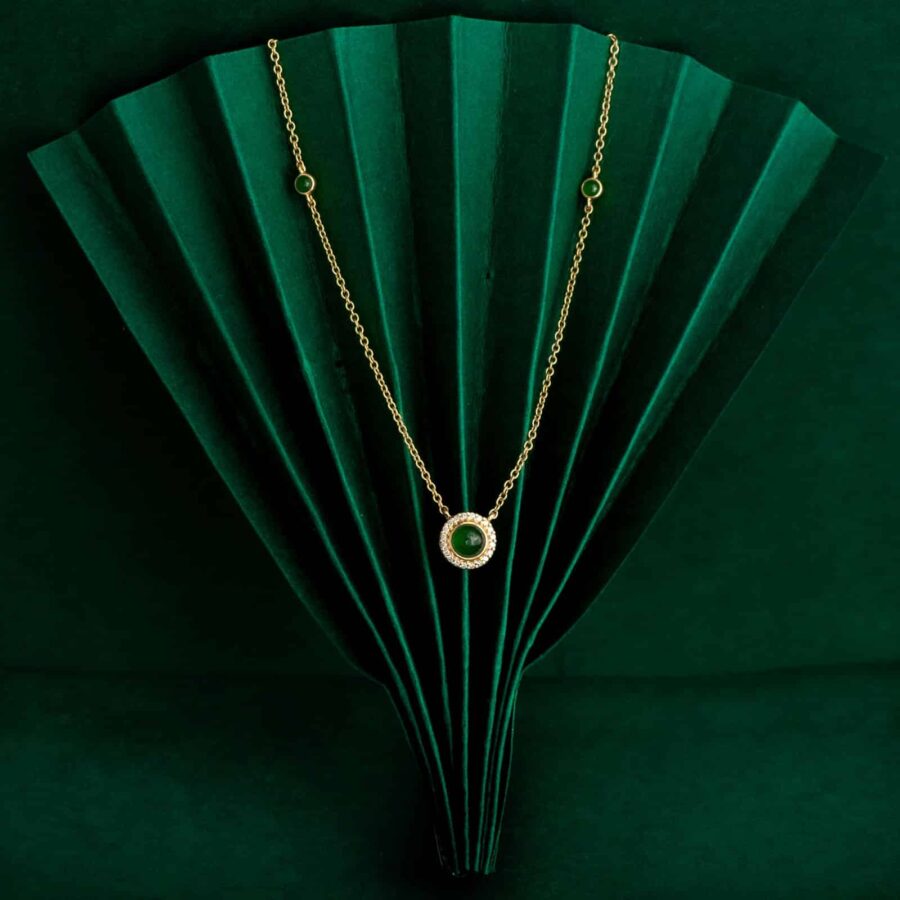 Collier diamants « Jade impérial »