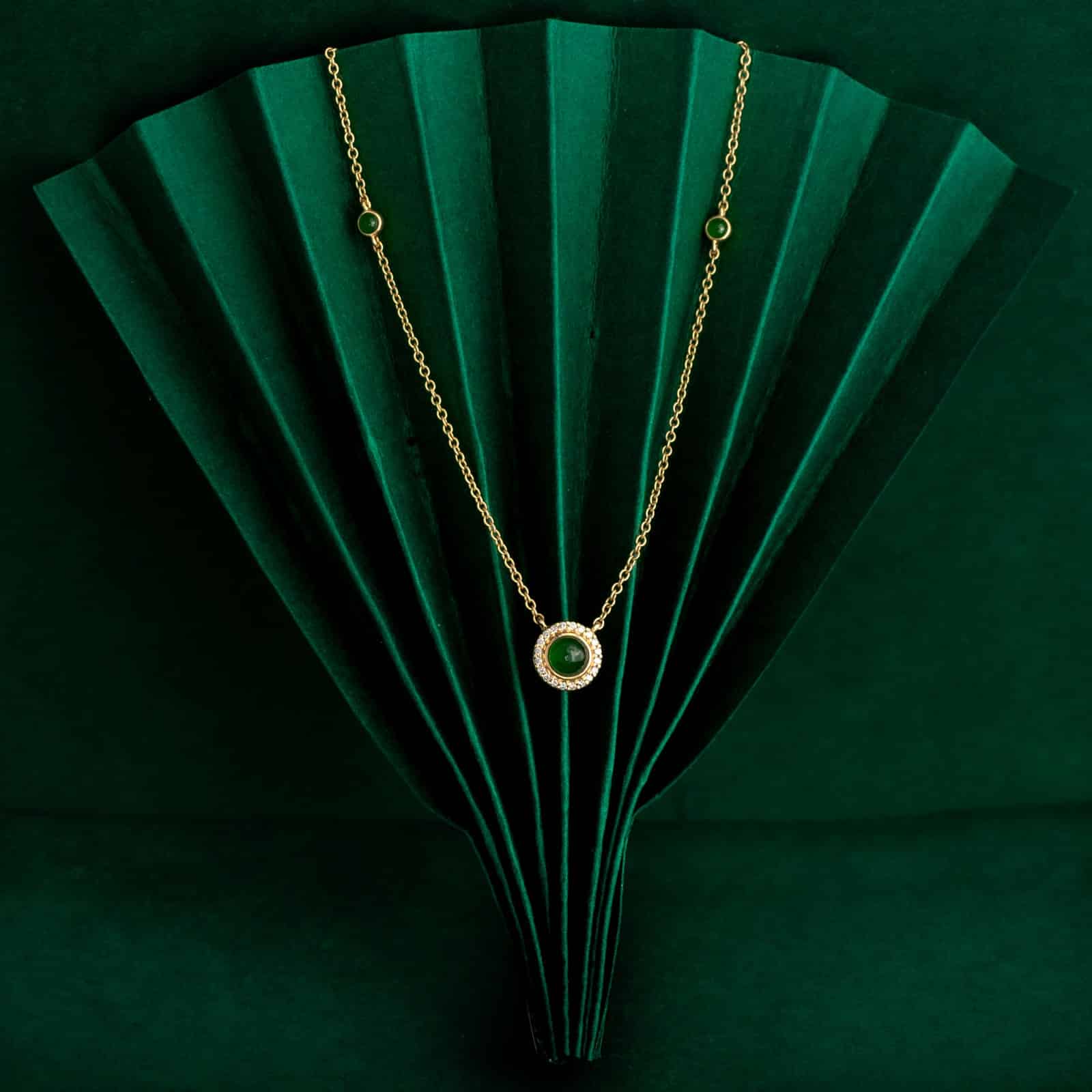 Collier diamants "Jade impérial" – Image 2