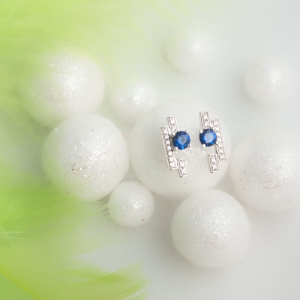 Boucles d'oreilles "Structures Précieuses"