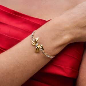 Bracelet Jonc « Fleurs d’Empire »