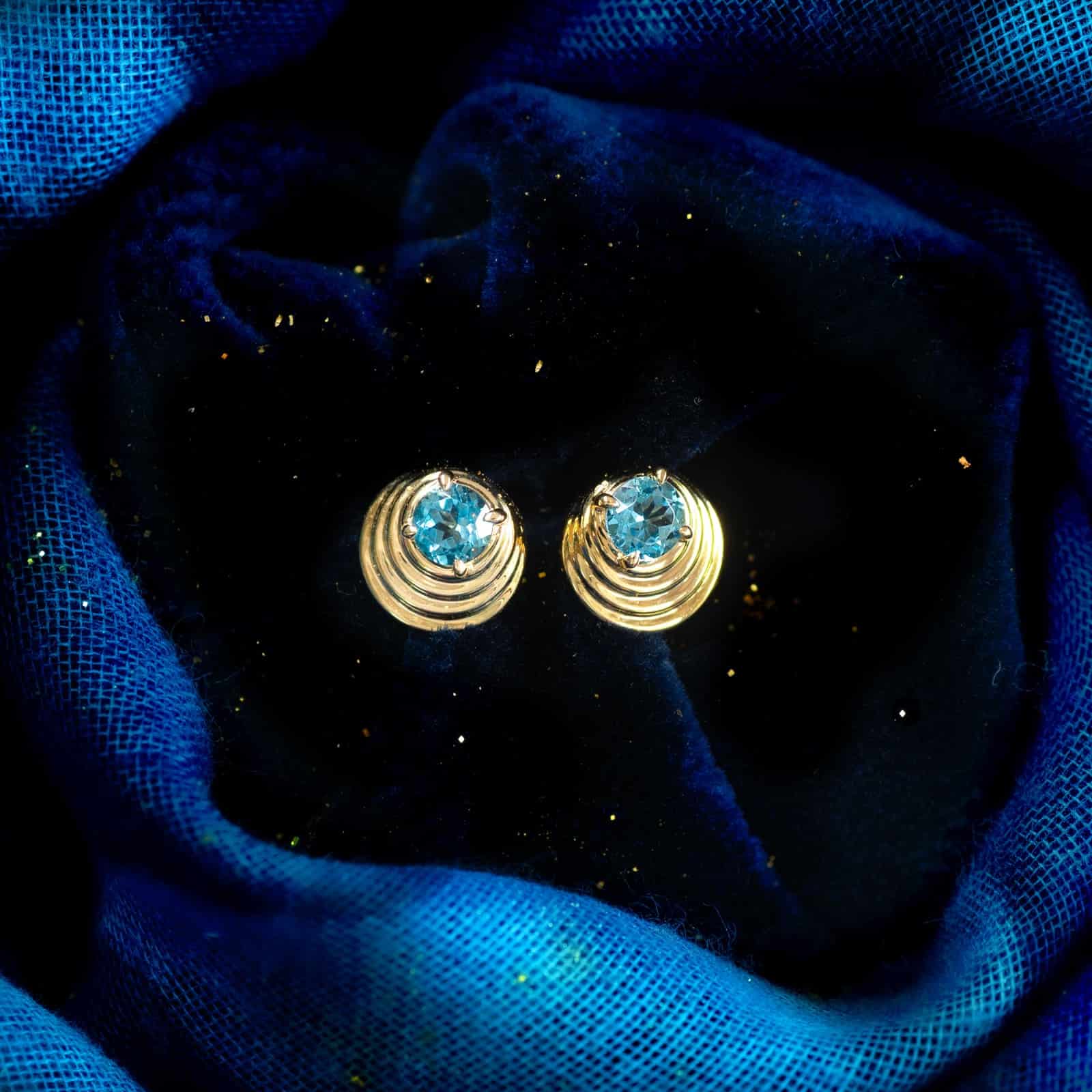 Boucles d'oreilles "Variation des Astres"